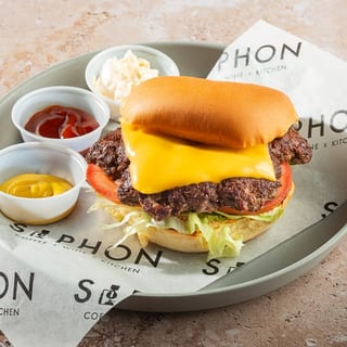 *Signature Siphon Burger